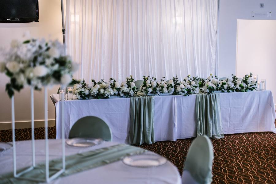 Wedding Top Table at The Fox & Soar in Leicester